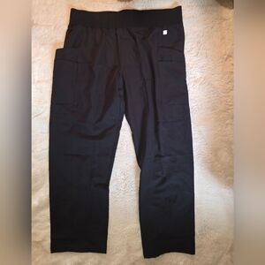 ReSurge Black Cargo Style Elastic Waist Scrub Pants Size 2X